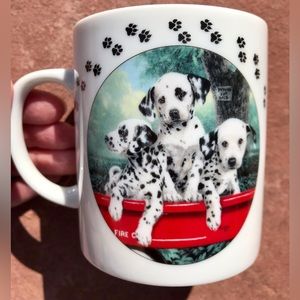 Darling Dalmatian Mug Collection/Three Alarm Fire🔥Princeton Galleries/1993. EUC